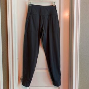 Dark Gray High Waisted Jogging Athleisure Pants Size XS, Two Pocket